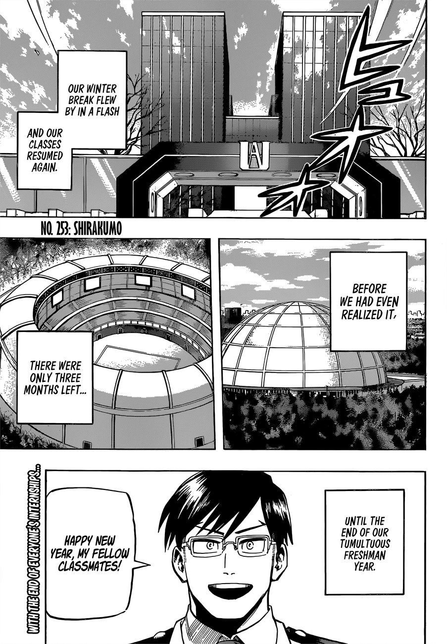 My Hero Academia, chapter 253