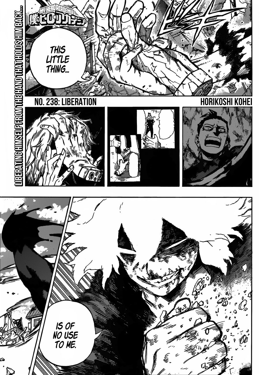 My Hero Academia, chapter 238