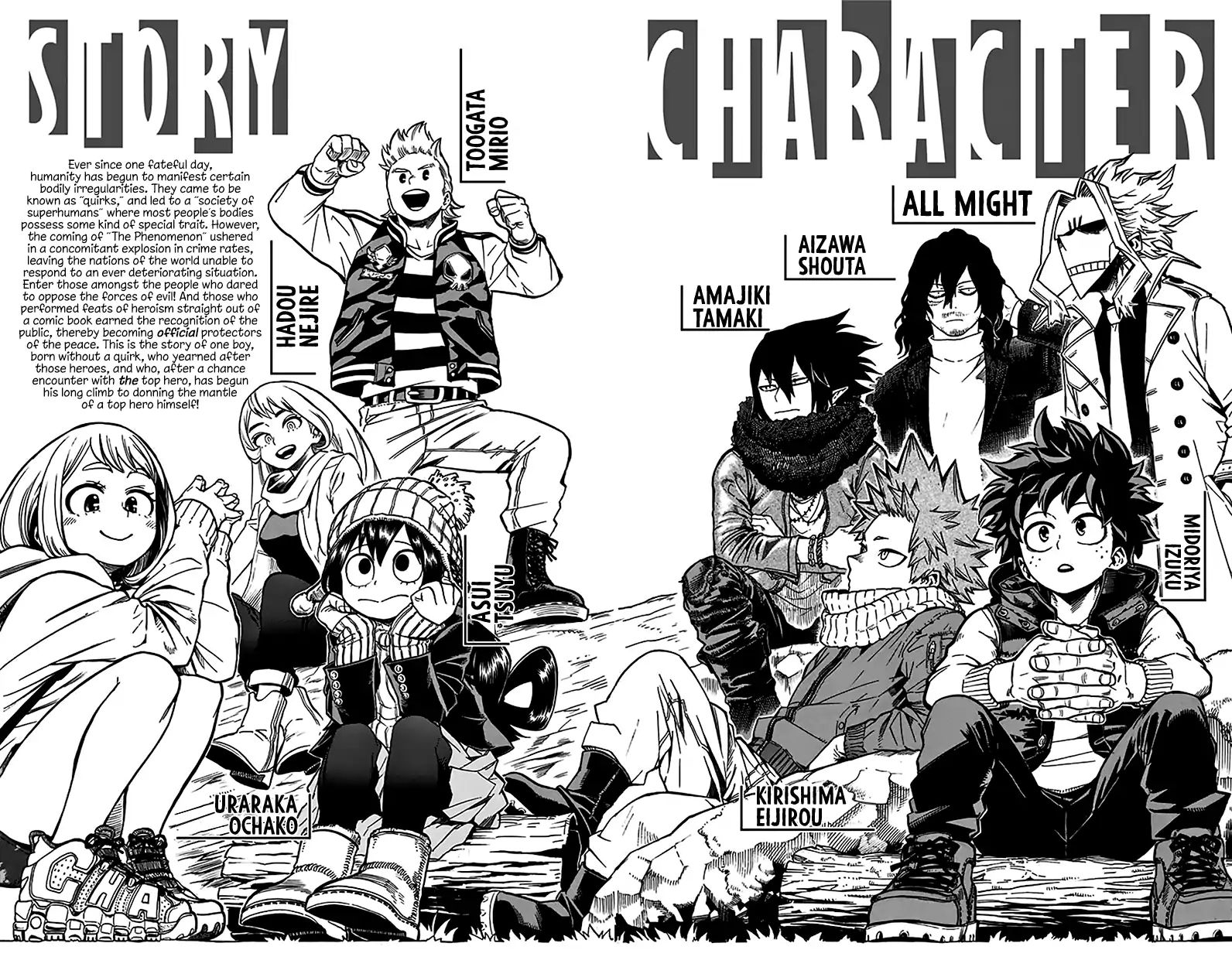 My Hero Academia, chapter 147.5