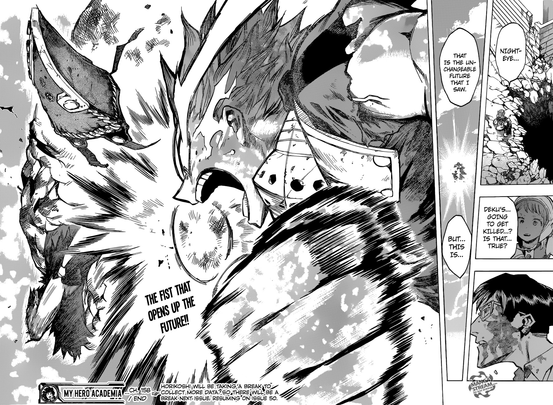 My Hero Academia, chapter 158