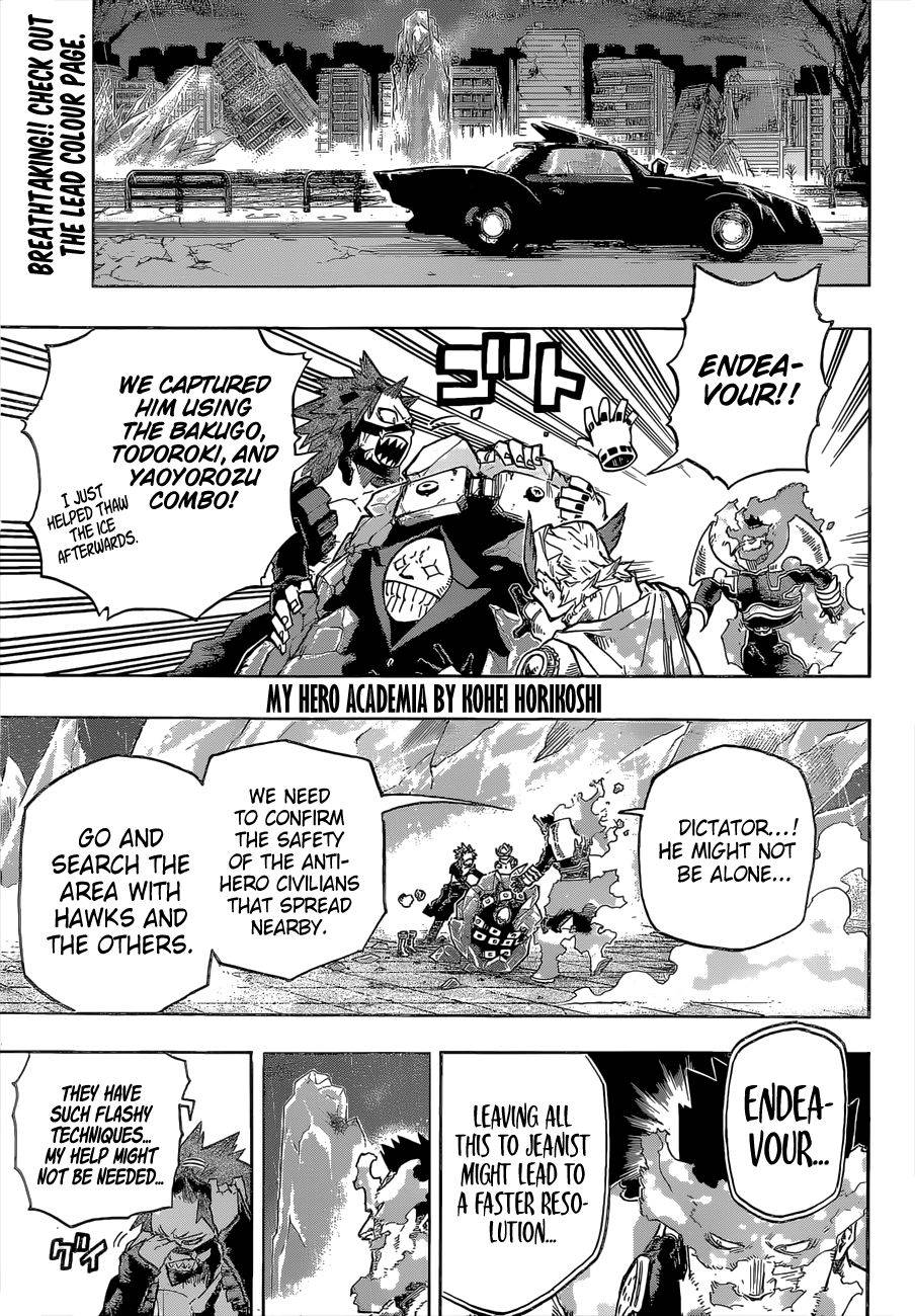 My Hero Academia, chapter 321