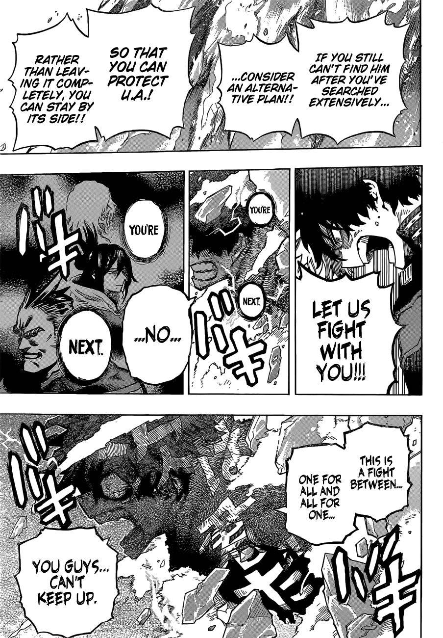 My Hero Academia, chapter 321