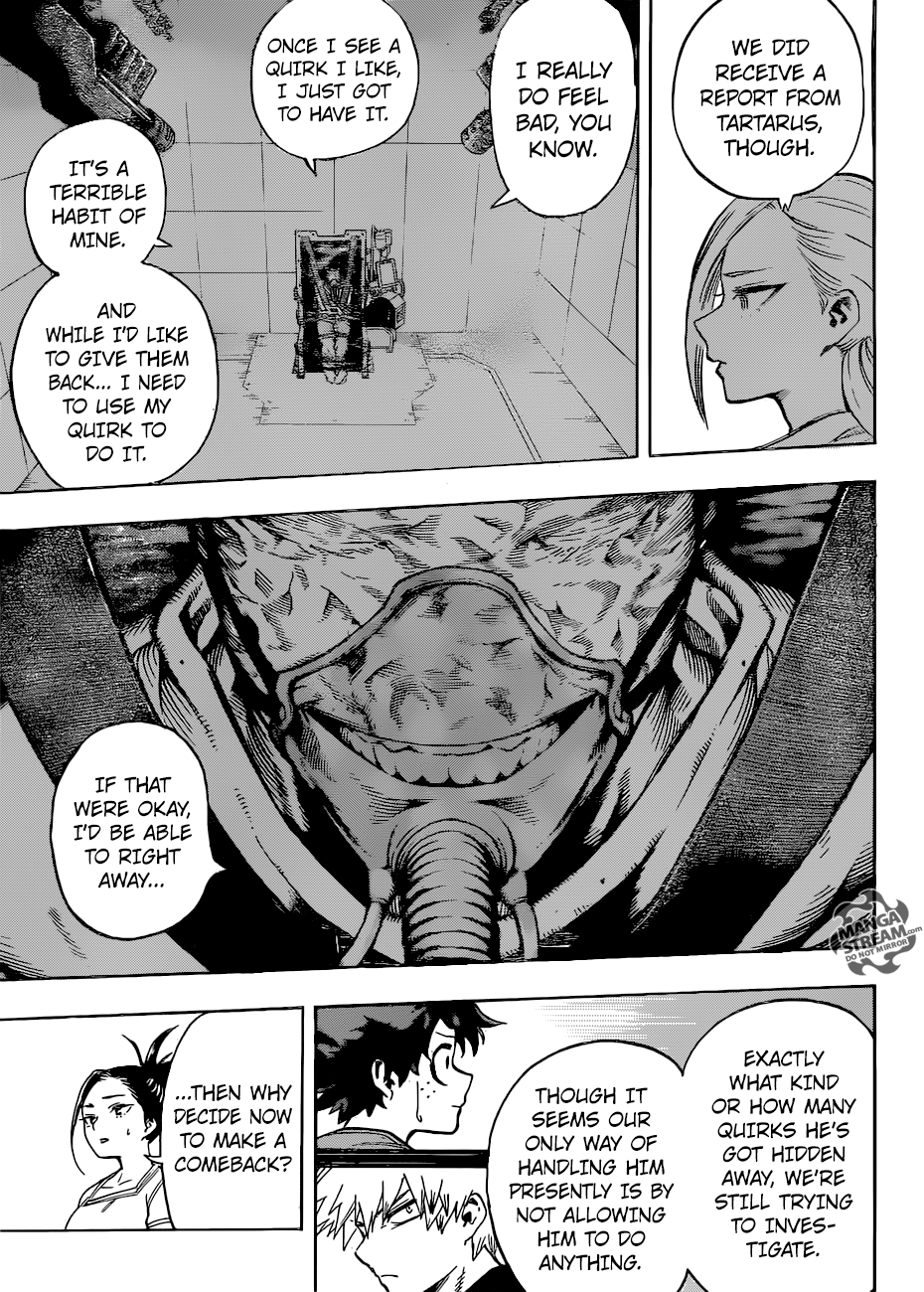 My Hero Academia, chapter 184