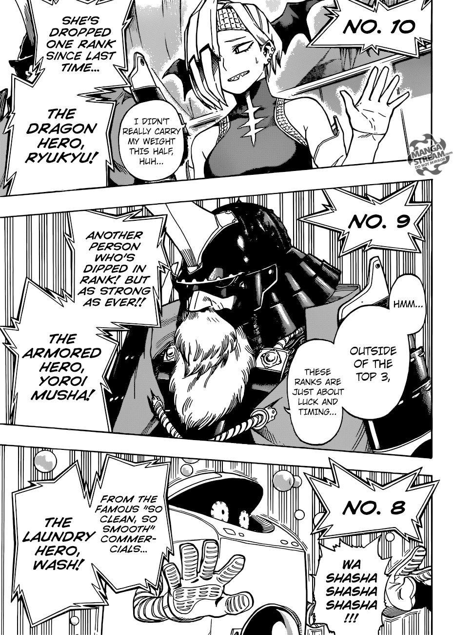 My Hero Academia, chapter 184