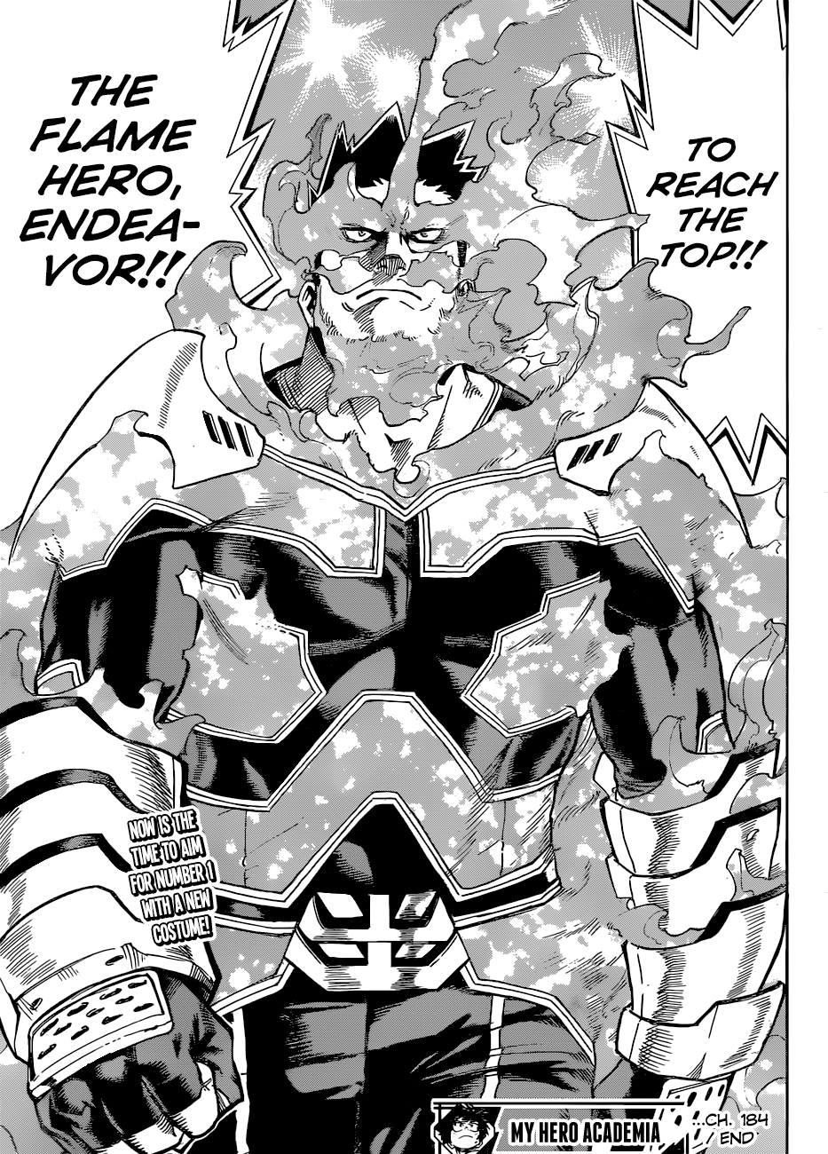 My Hero Academia, chapter 184