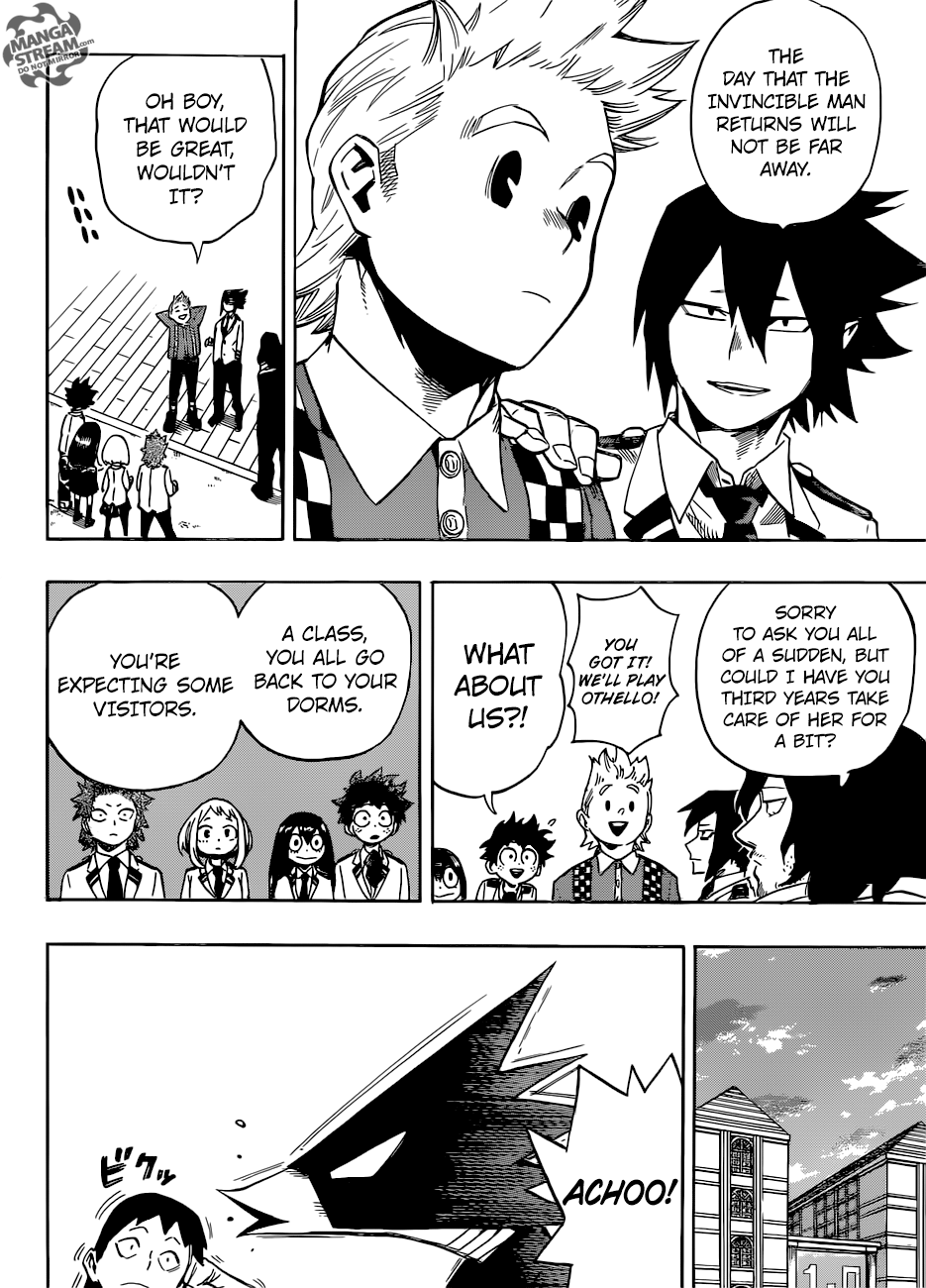 My Hero Academia, chapter 184