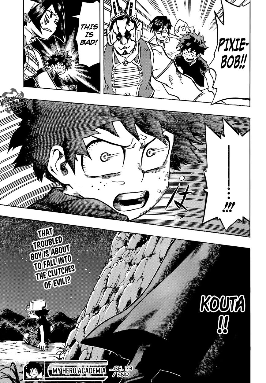 My Hero Academia, chapter 73