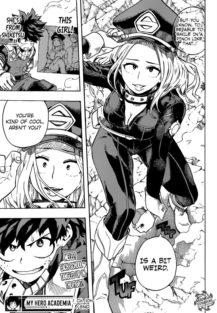 My Hero Academia, chapter 104