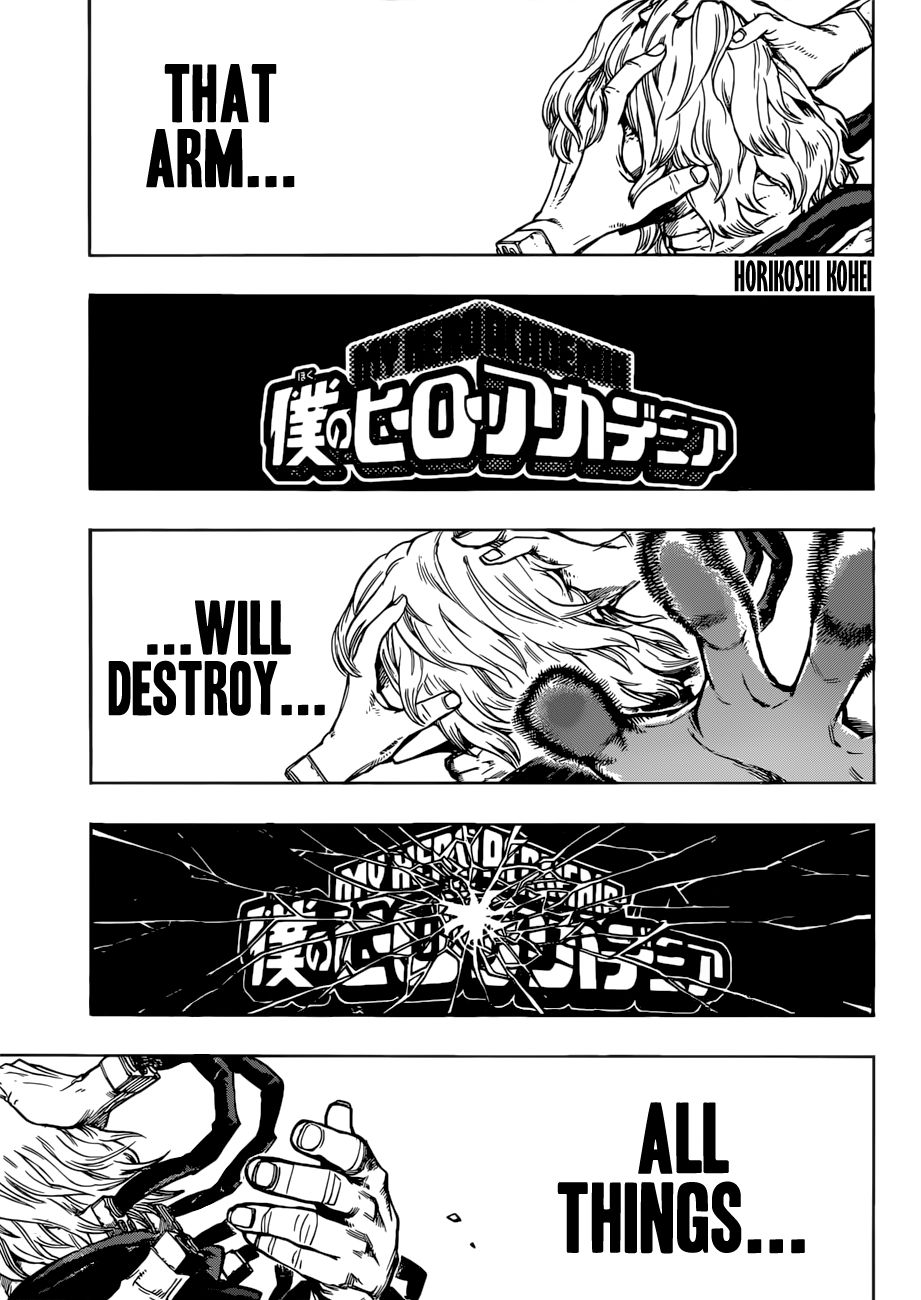 My Hero Academia, chapter 220