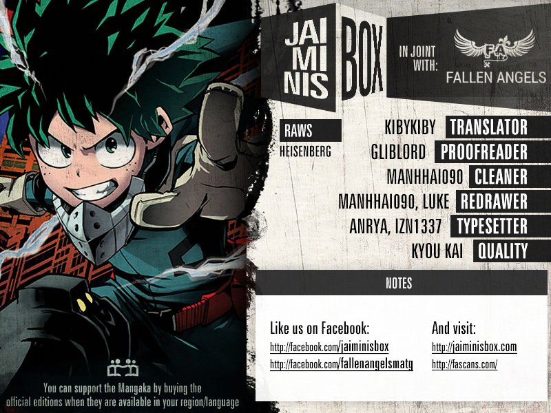 My Hero Academia, chapter 140