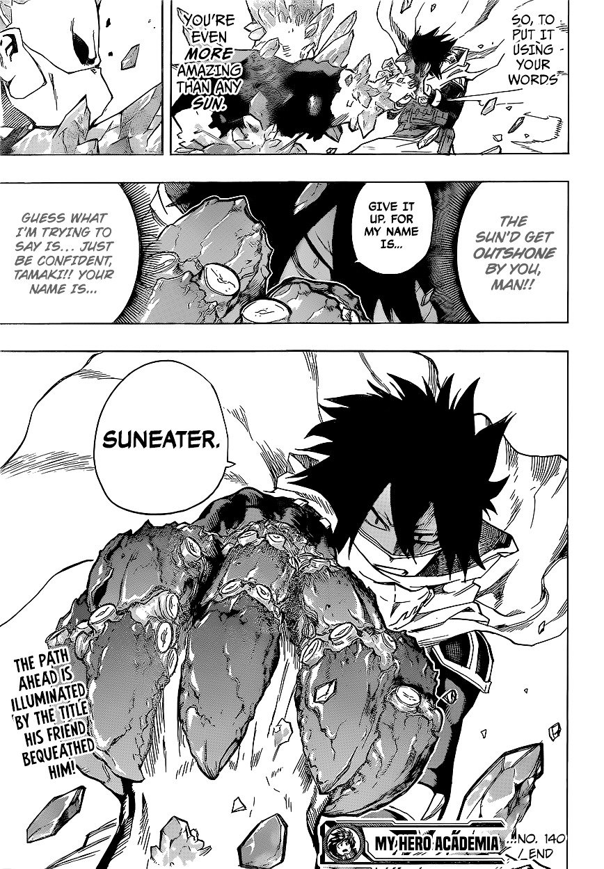 My Hero Academia, chapter 140