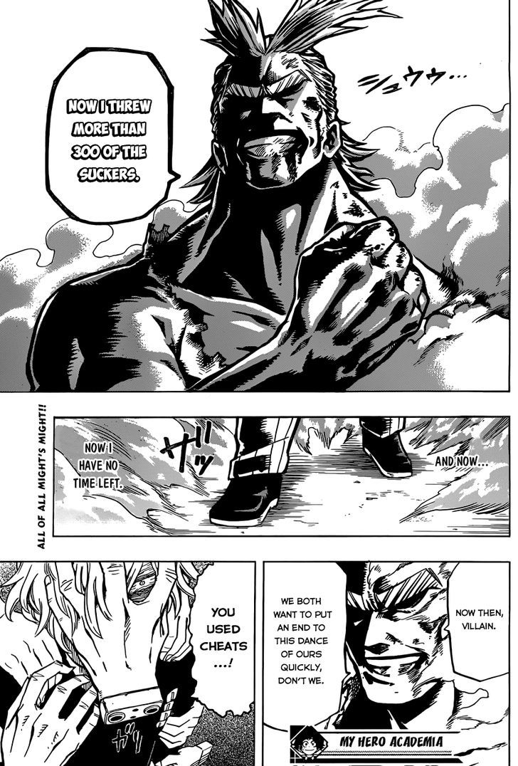 My Hero Academia, chapter 19