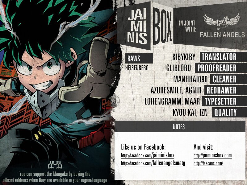 My Hero Academia, chapter 144