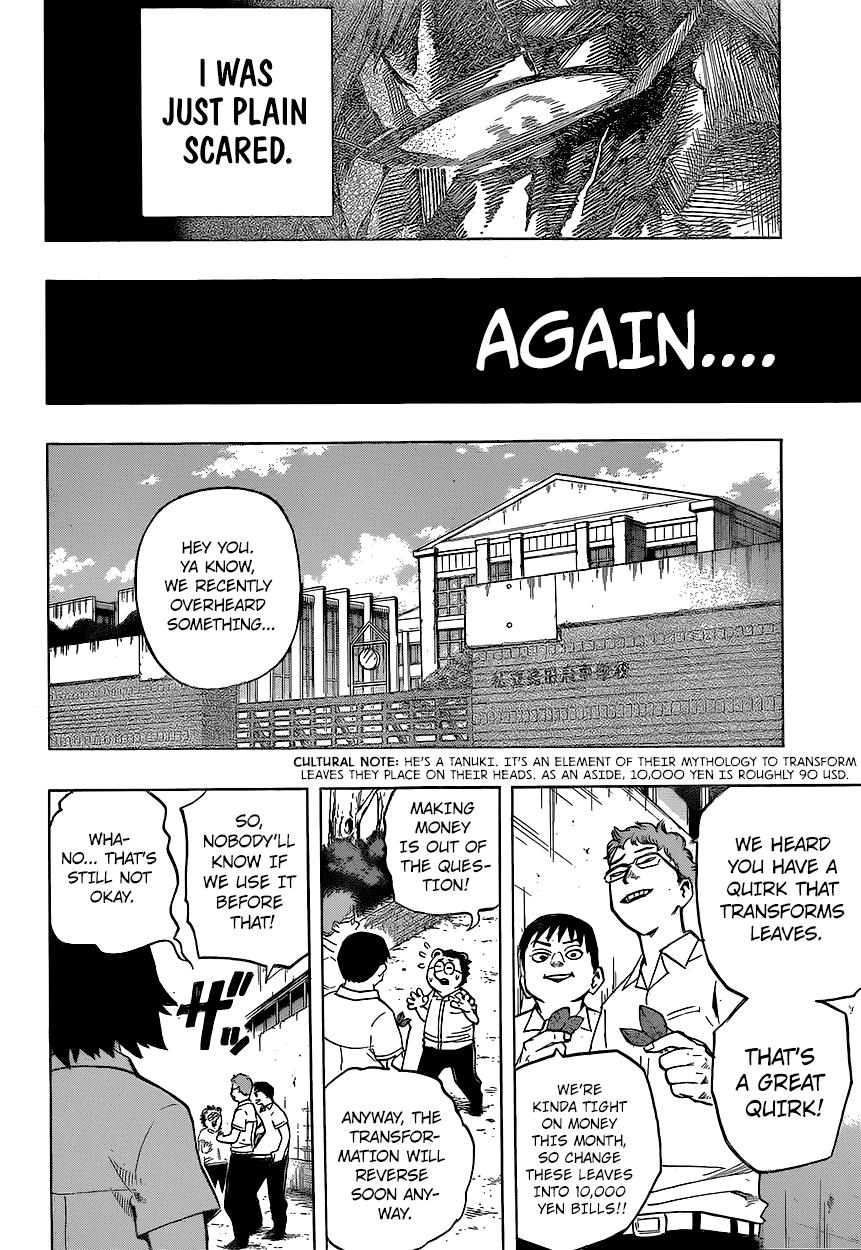 My Hero Academia, chapter 144