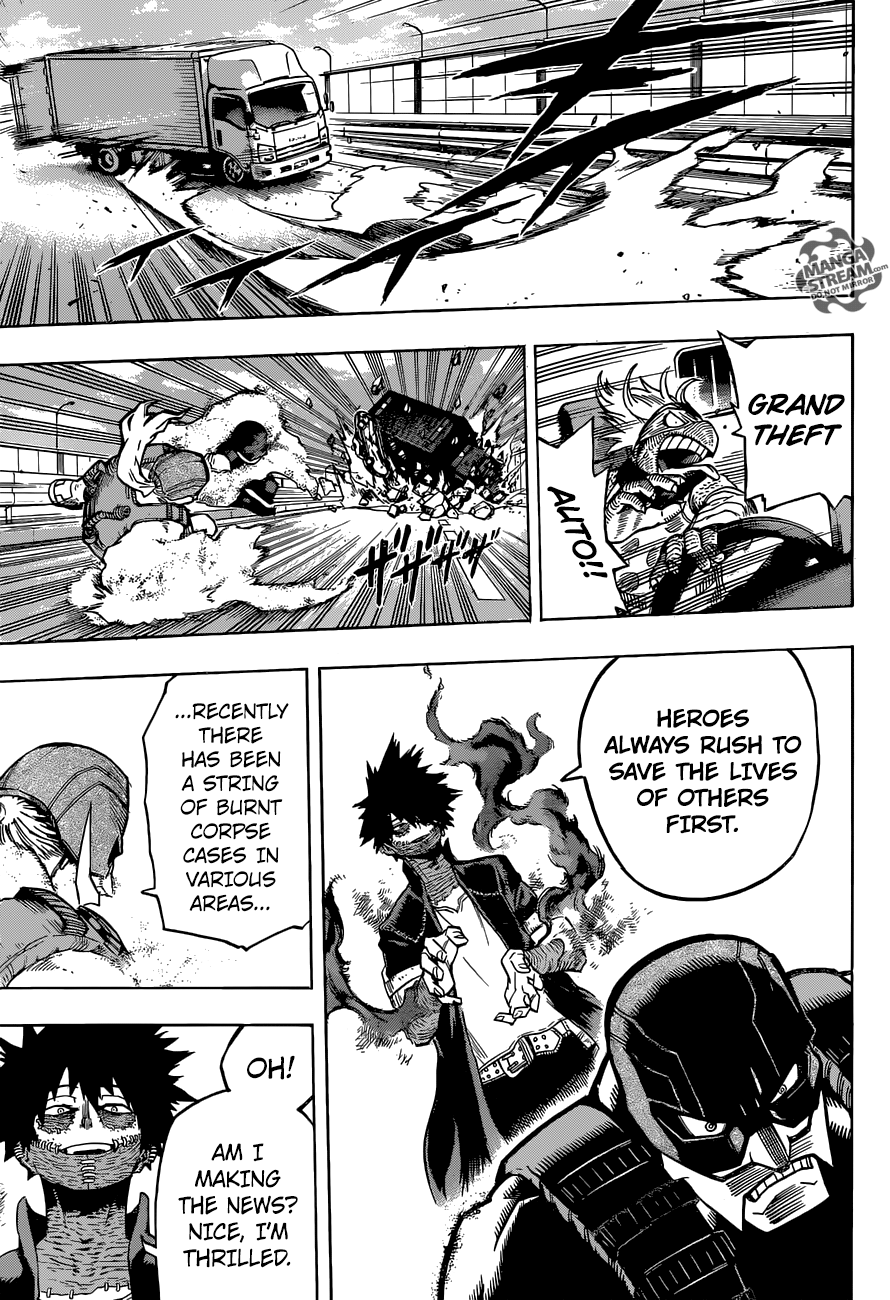 My Hero Academia, chapter 160