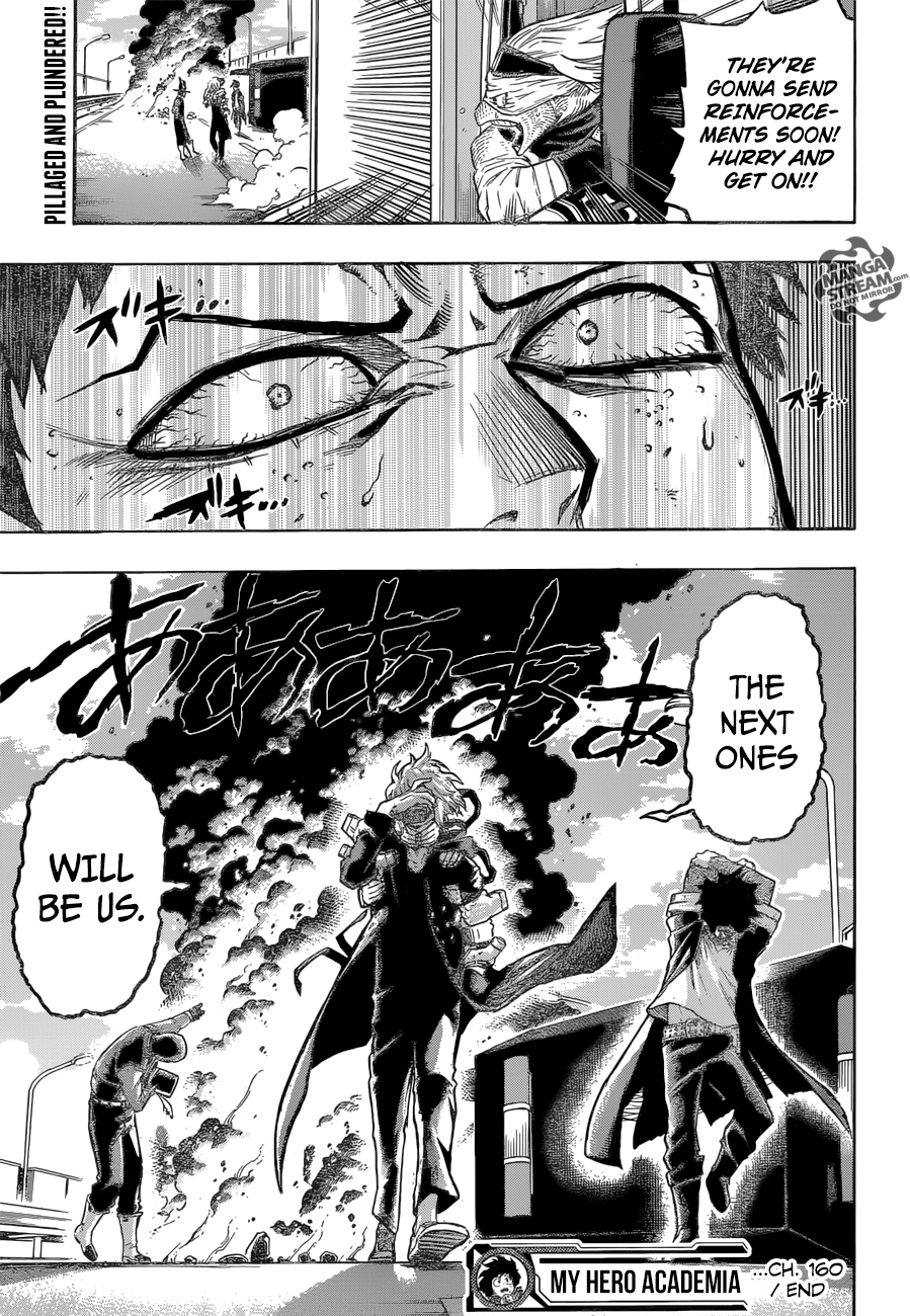 My Hero Academia, chapter 160