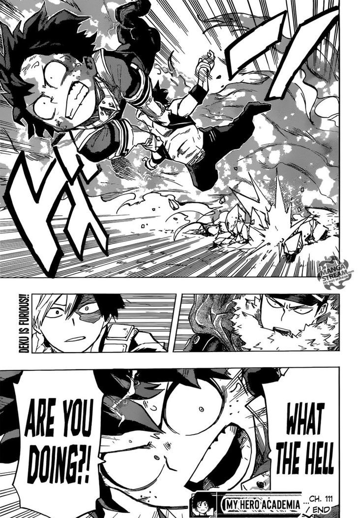 My Hero Academia, chapter 111