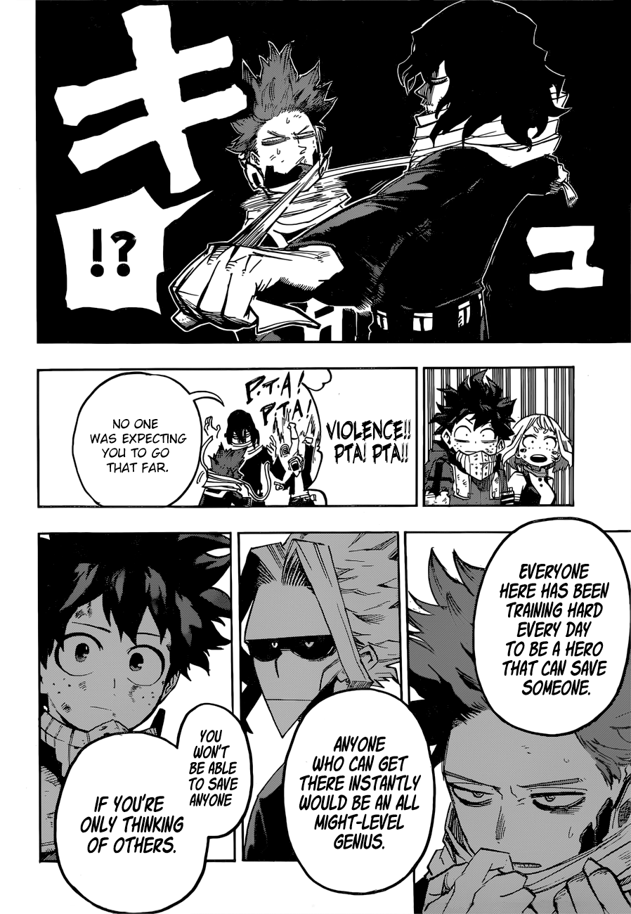 My Hero Academia, chapter 216