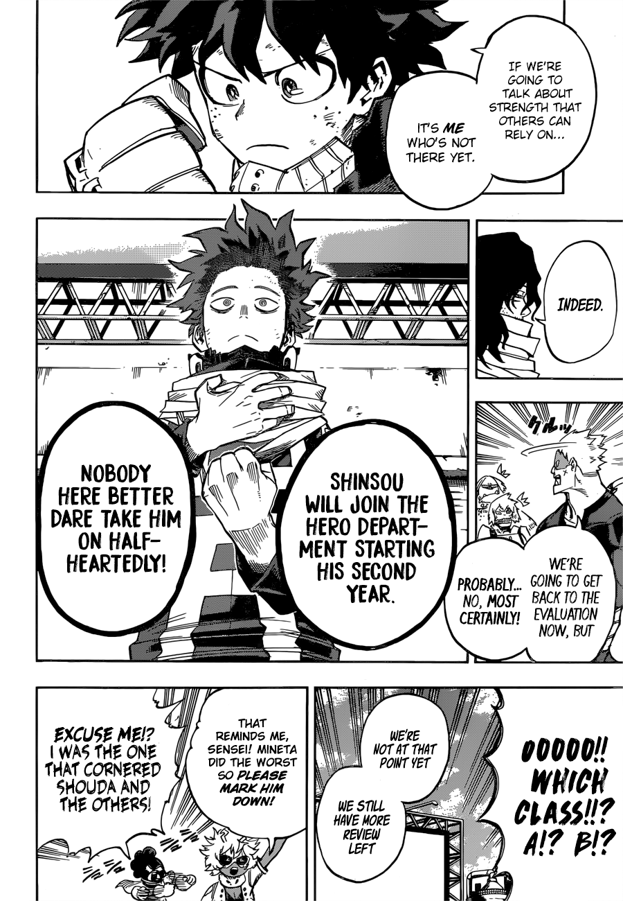 My Hero Academia, chapter 216