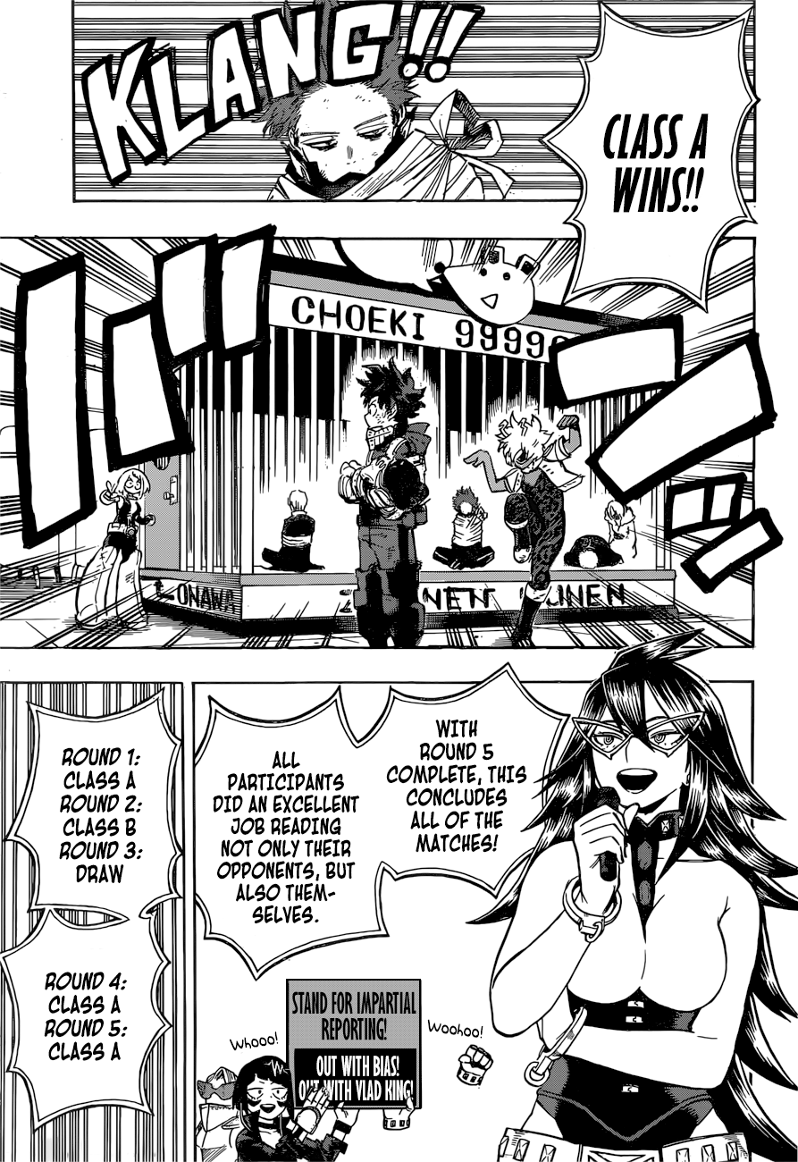 My Hero Academia, chapter 216