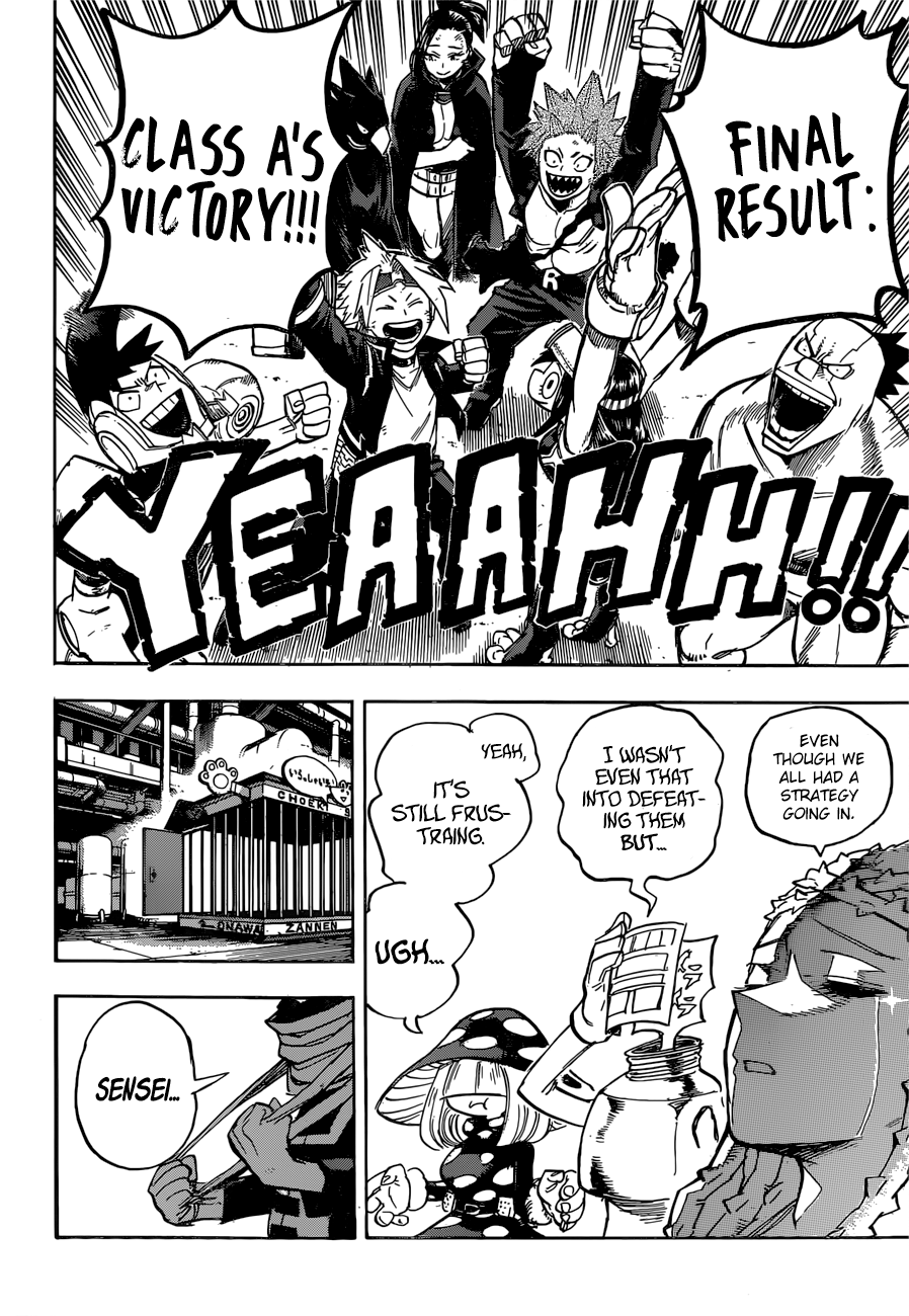 My Hero Academia, chapter 216