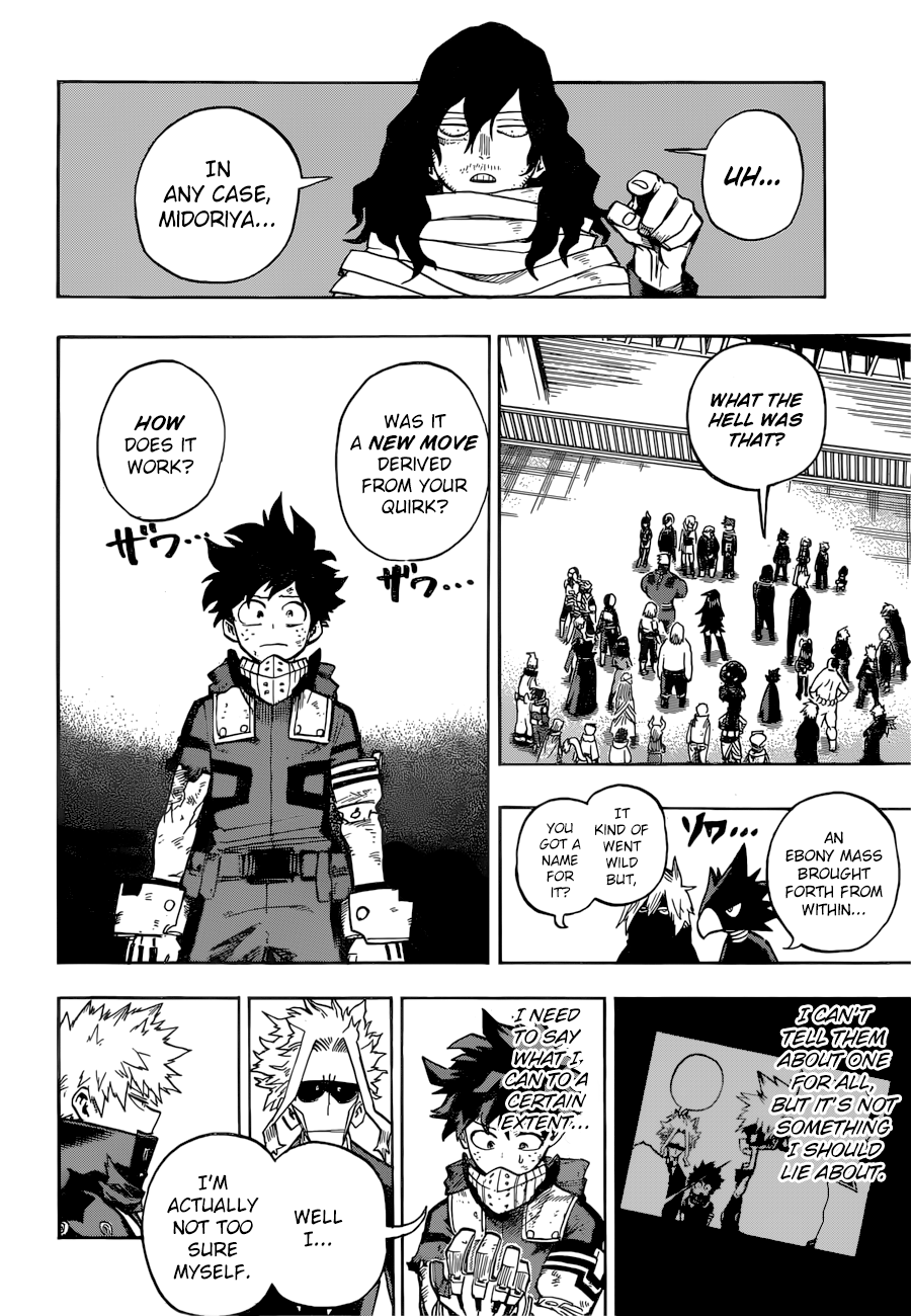 My Hero Academia, chapter 216