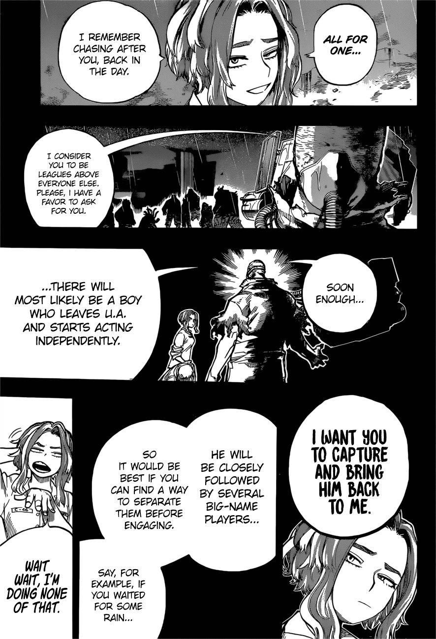 My Hero Academia, chapter 312