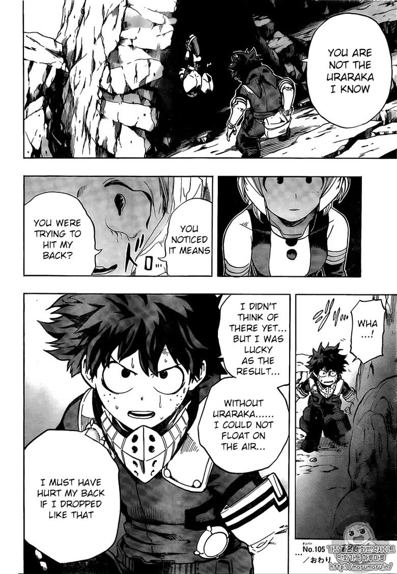 My Hero Academia, chapter 105