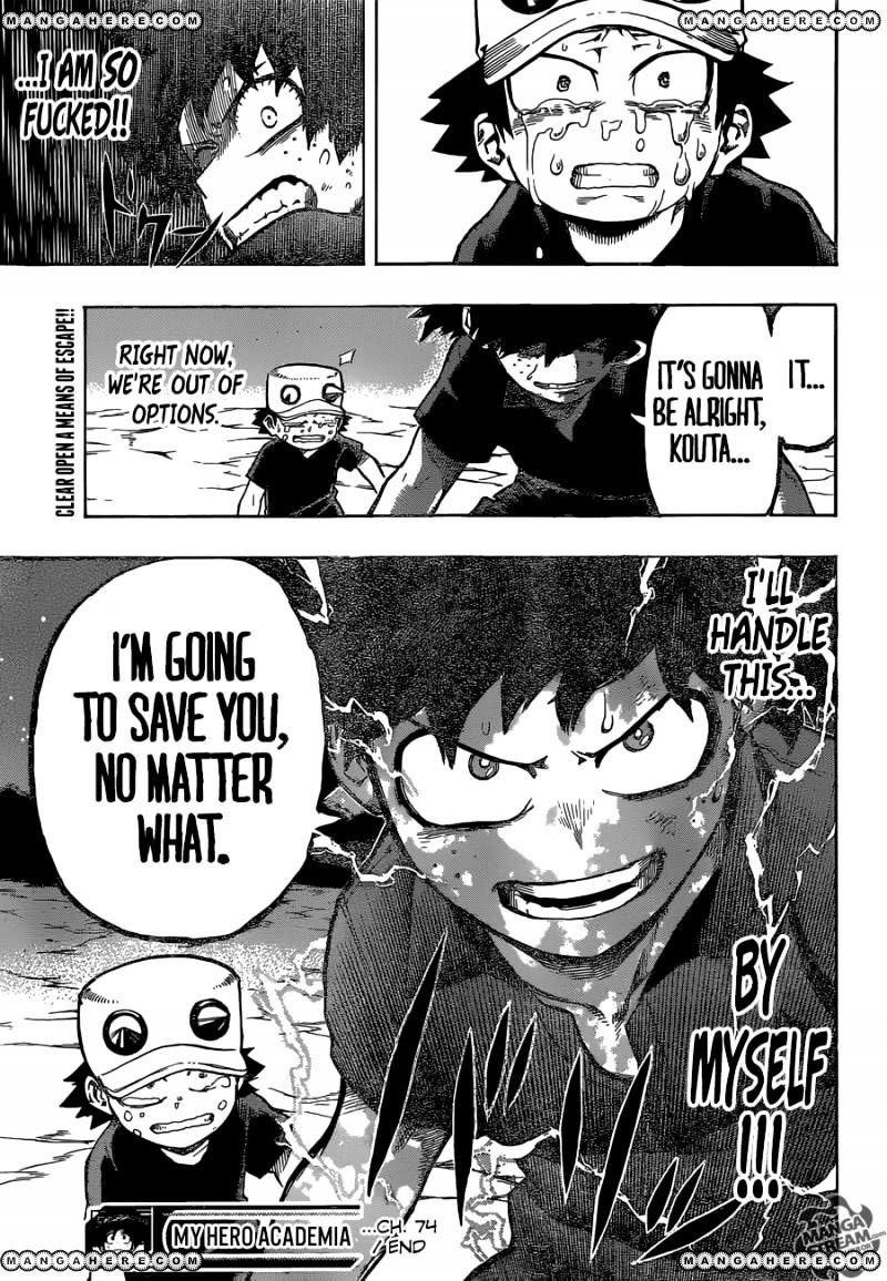 My Hero Academia, chapter 74