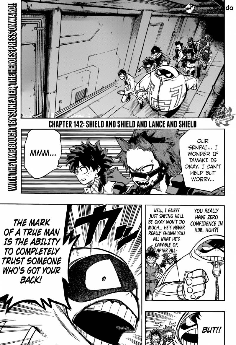 My Hero Academia, chapter 142