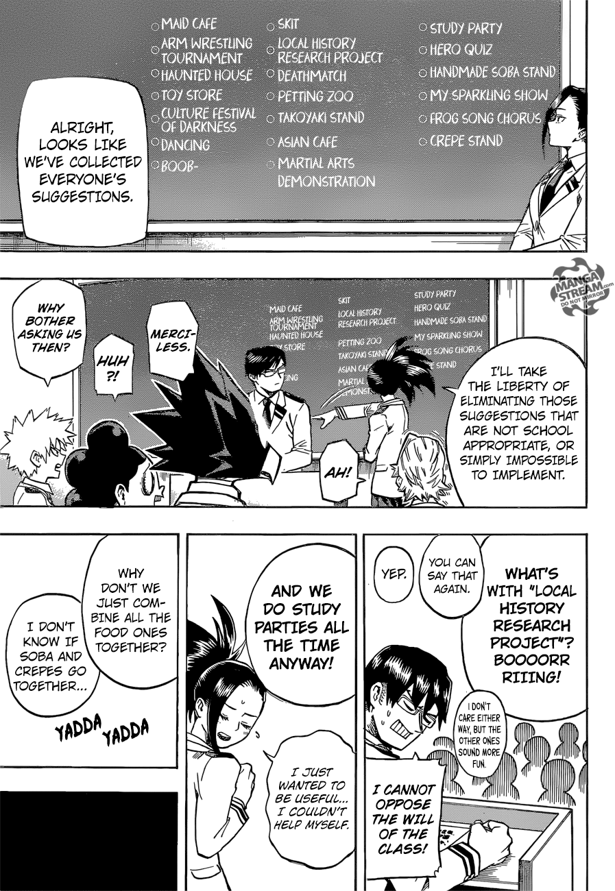 My Hero Academia, chapter 169