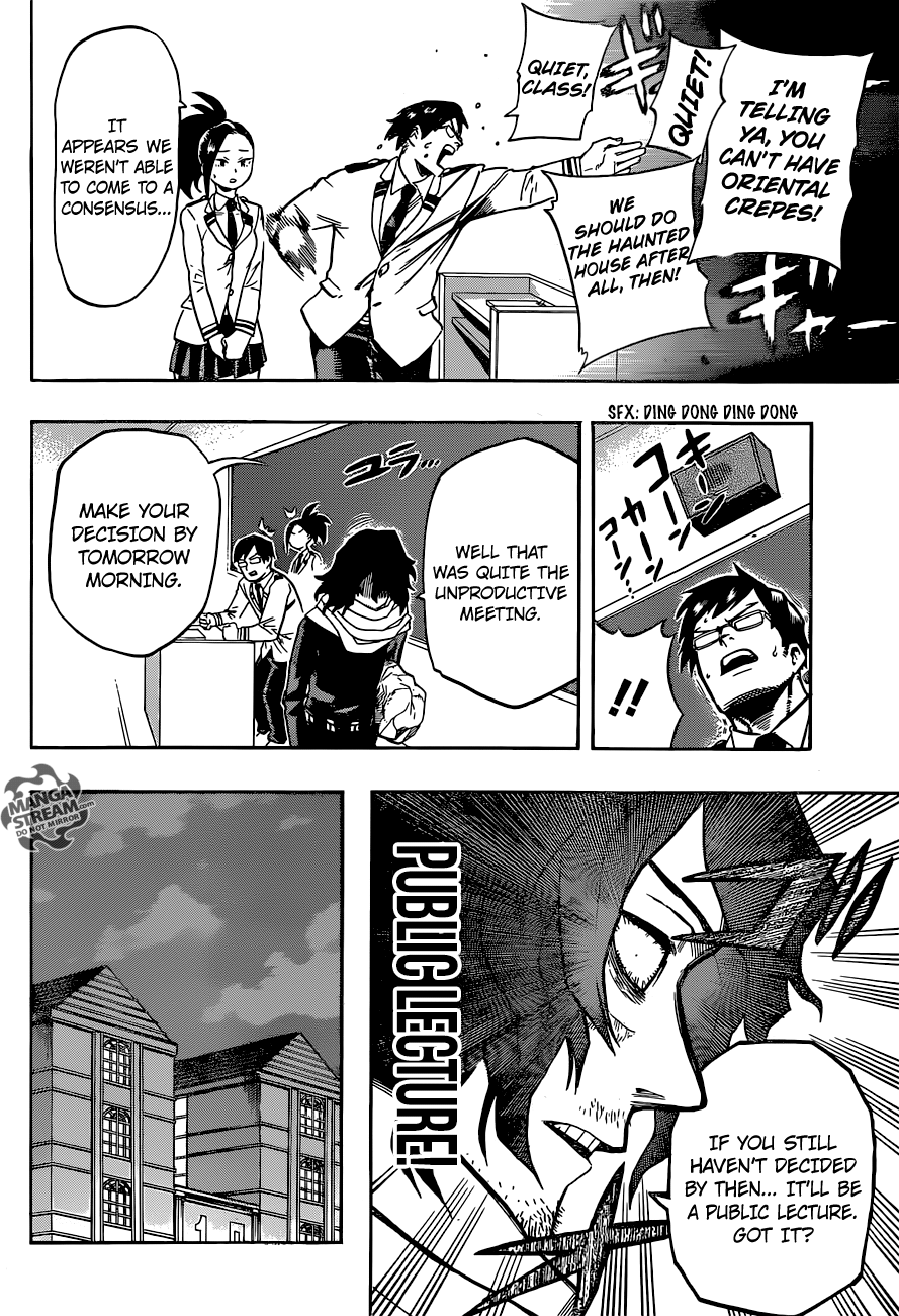 My Hero Academia, chapter 169