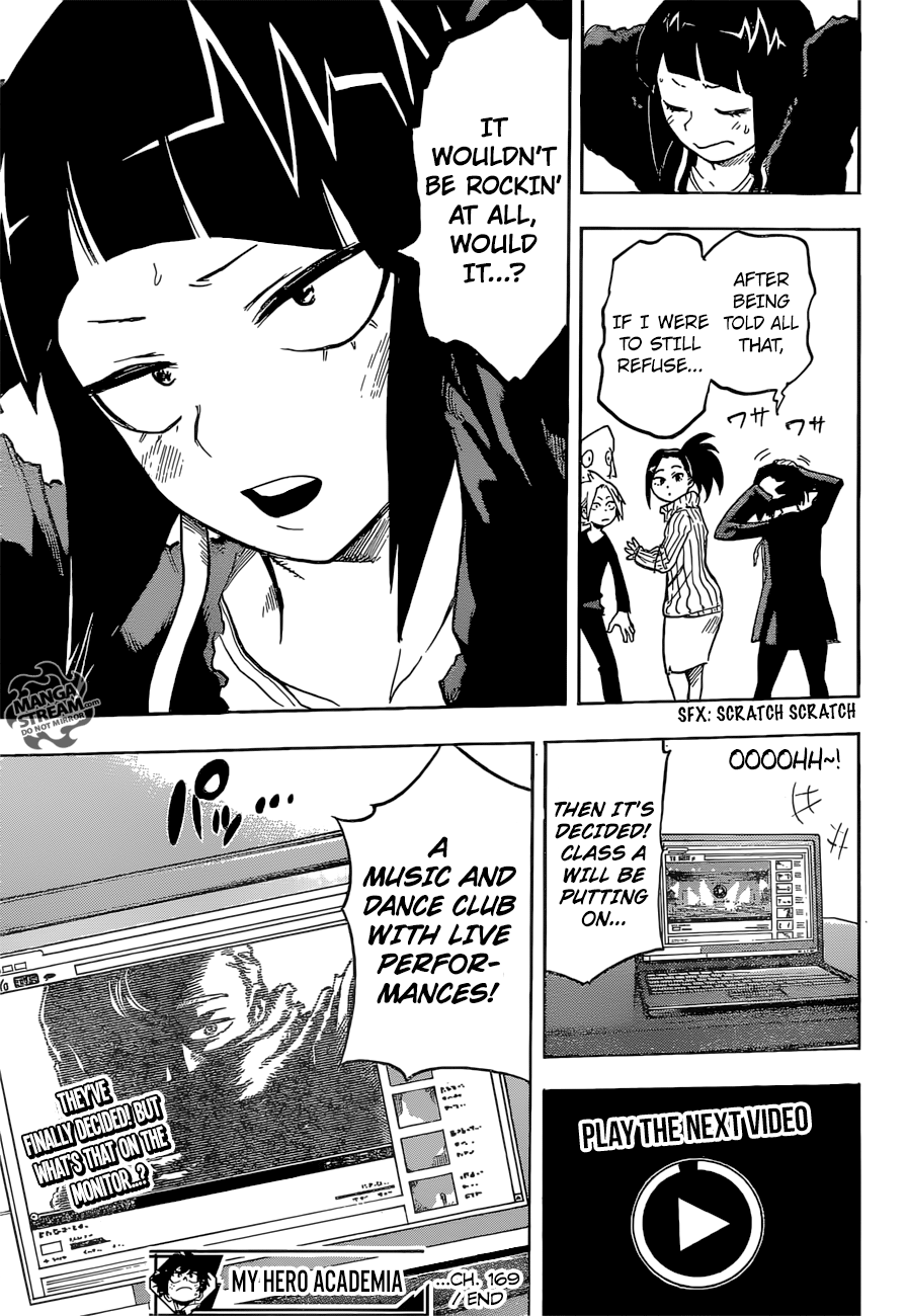 My Hero Academia, chapter 169