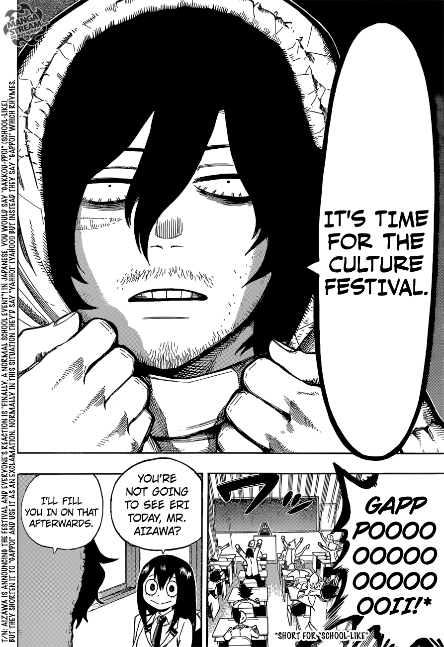 My Hero Academia, chapter 169