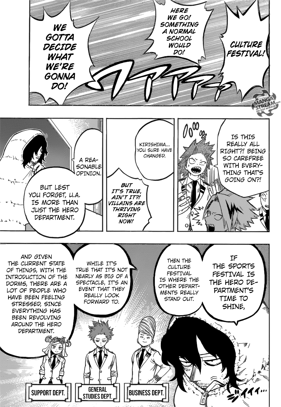 My Hero Academia, chapter 169