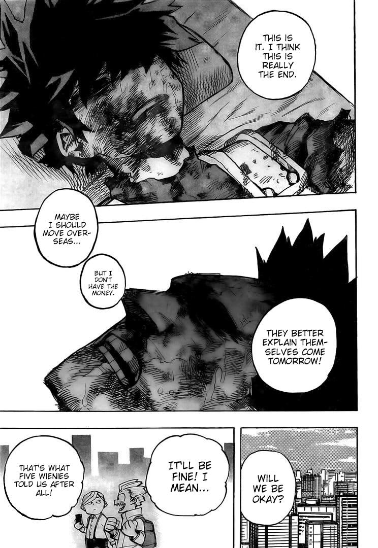 My Hero Academia, chapter 296