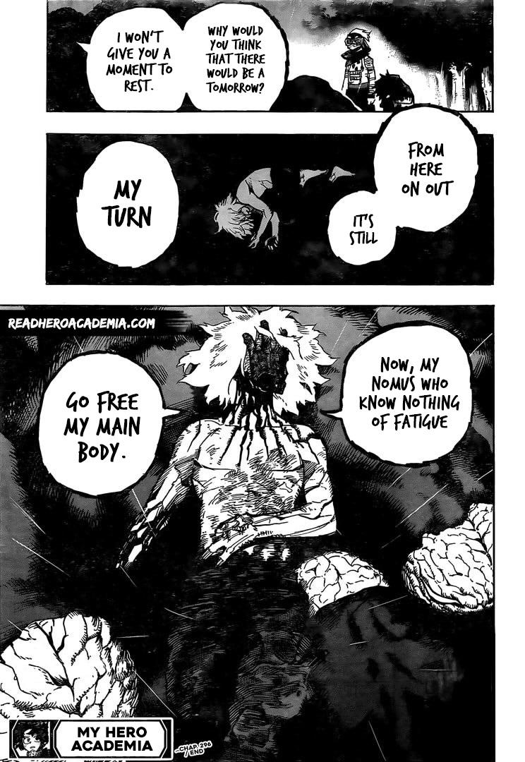 My Hero Academia, chapter 296