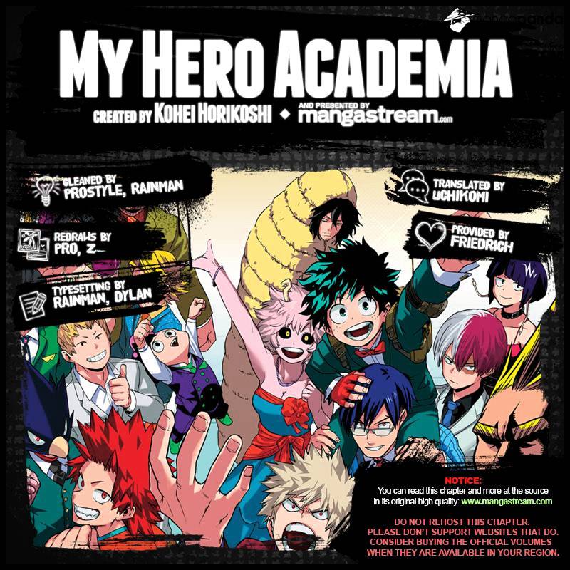 My Hero Academia, chapter 120