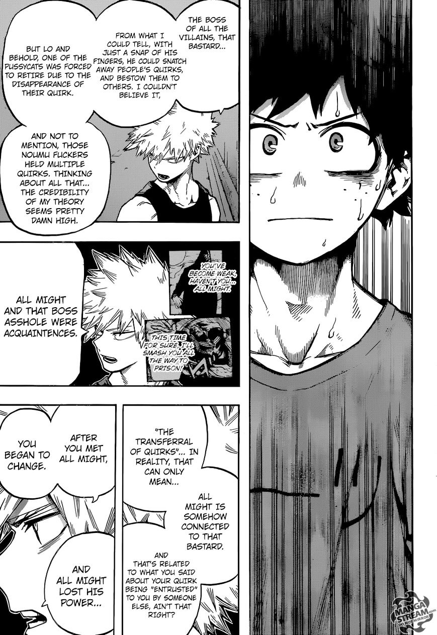 My Hero Academia, chapter 117