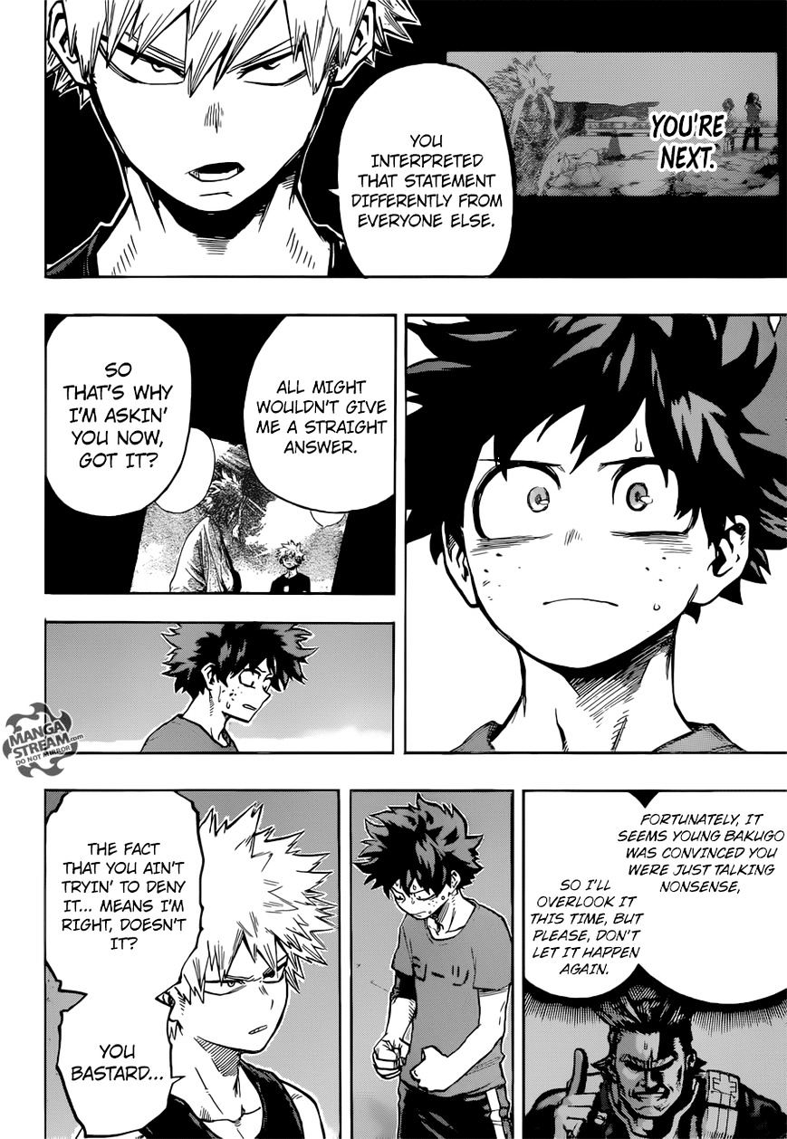 My Hero Academia, chapter 117