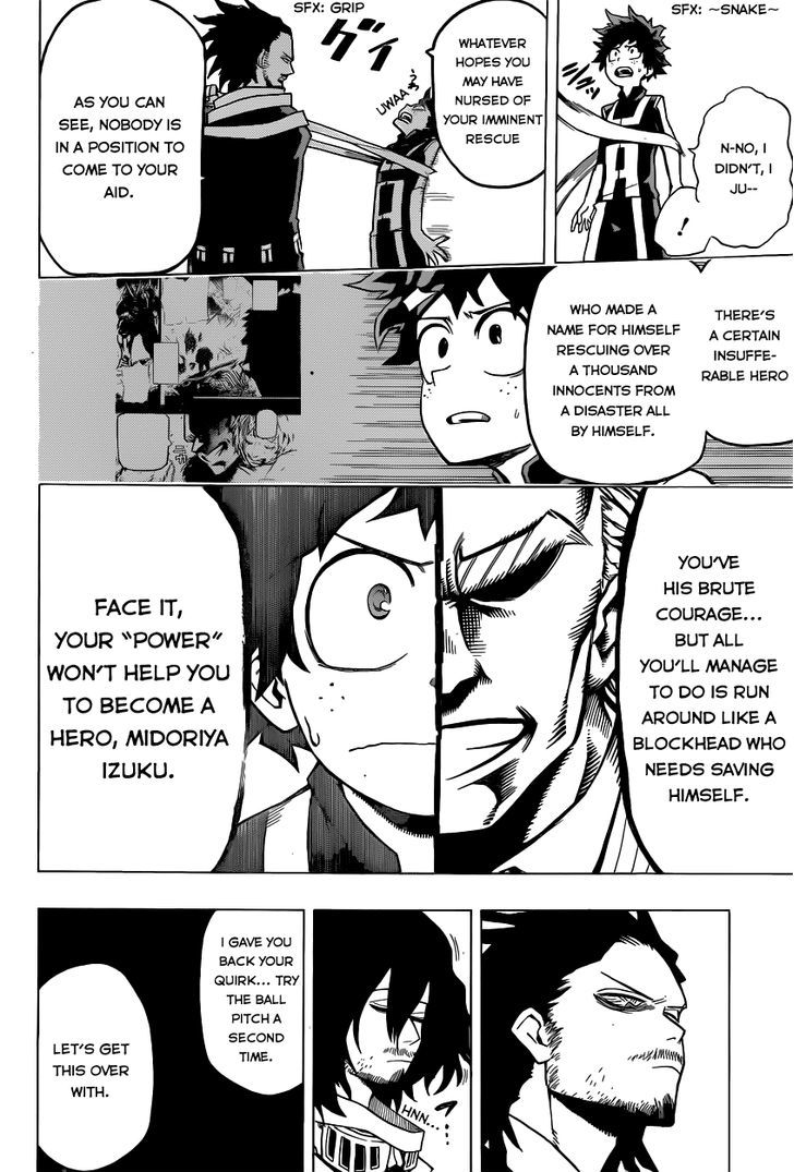 My Hero Academia, chapter 6