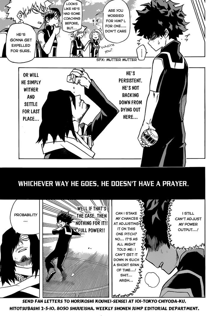 My Hero Academia, chapter 6