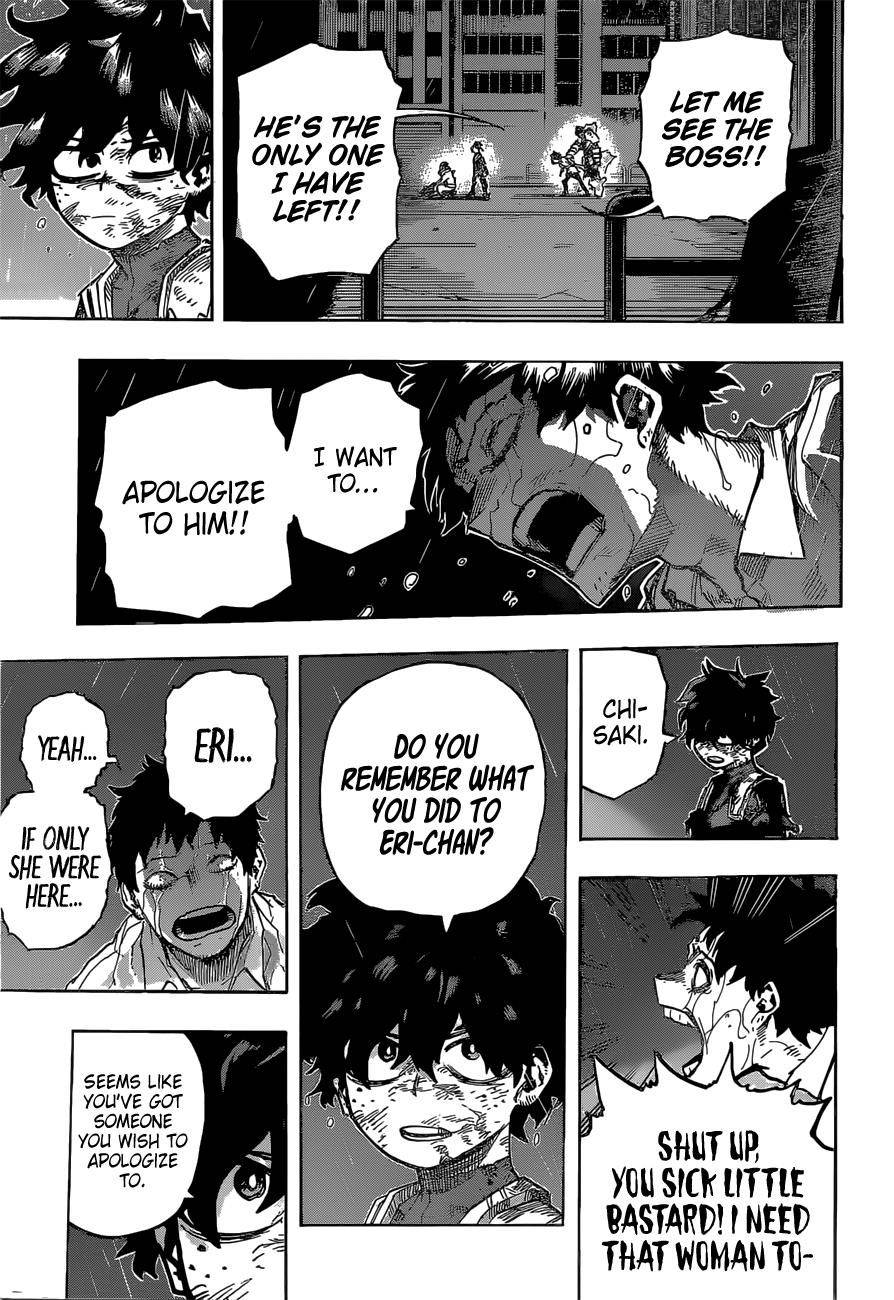 My Hero Academia, chapter 316