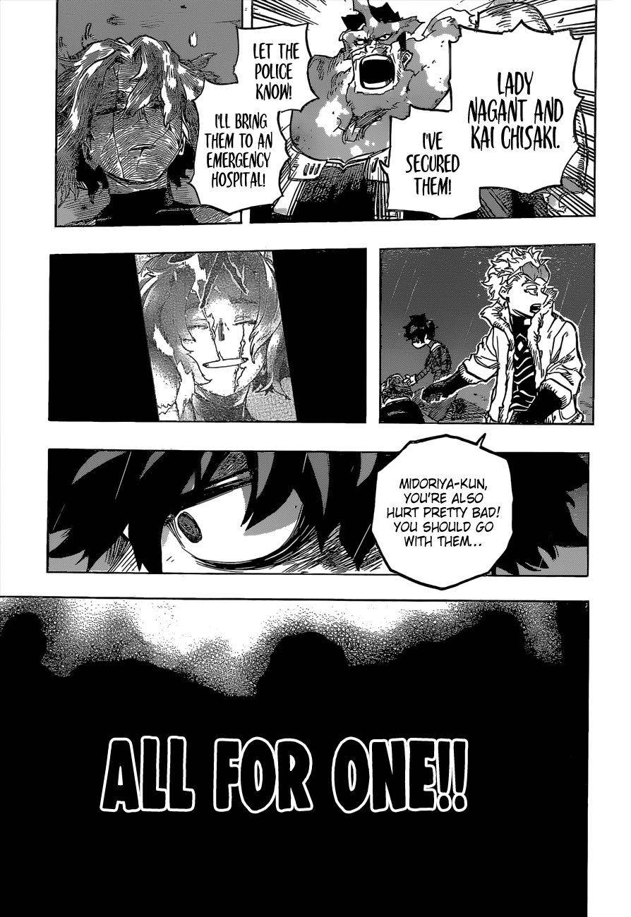 My Hero Academia, chapter 316