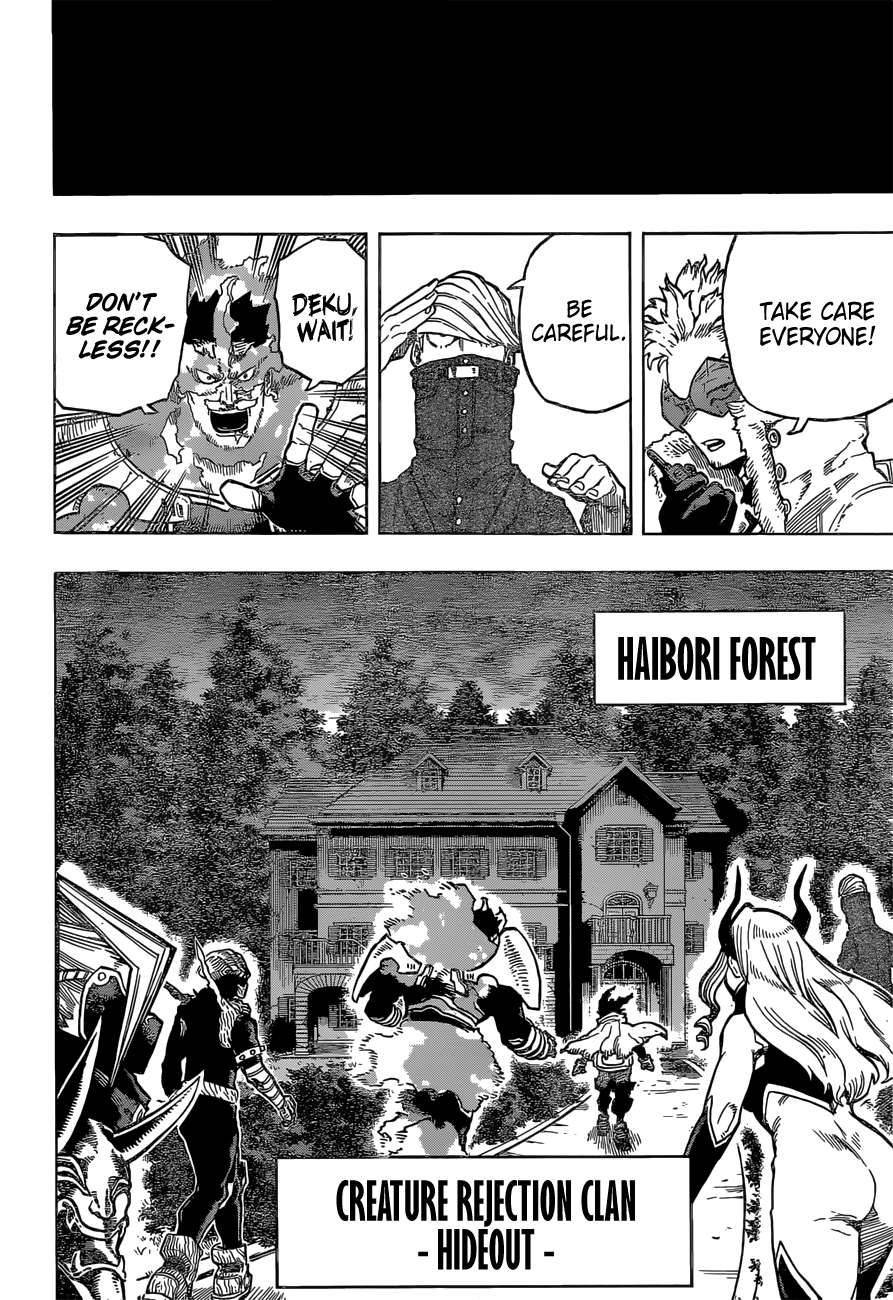 My Hero Academia, chapter 316