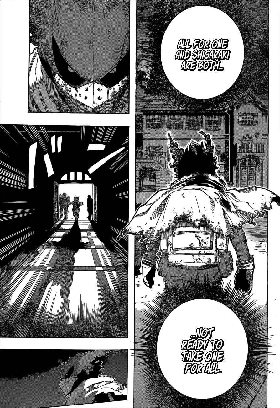 My Hero Academia, chapter 316