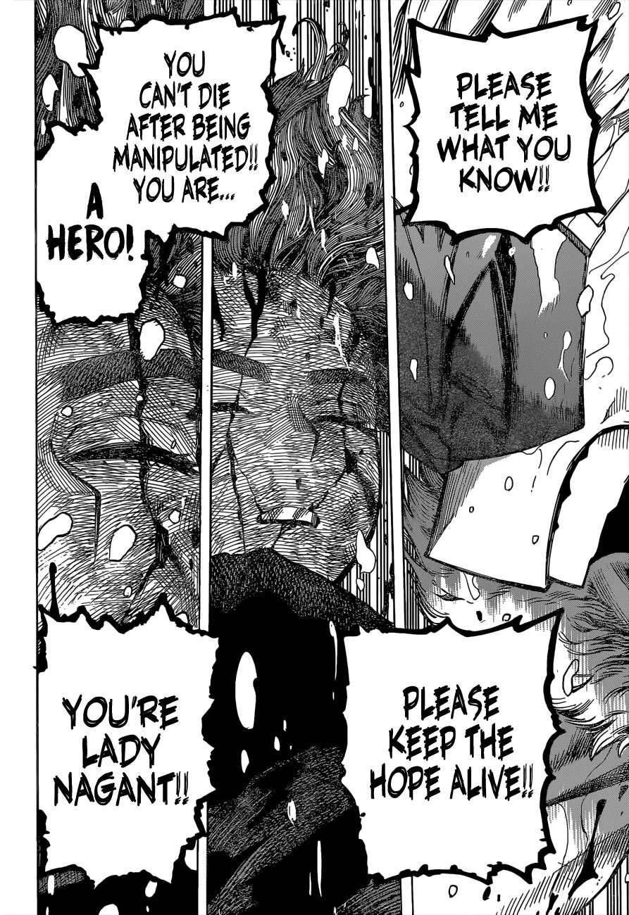 My Hero Academia, chapter 316