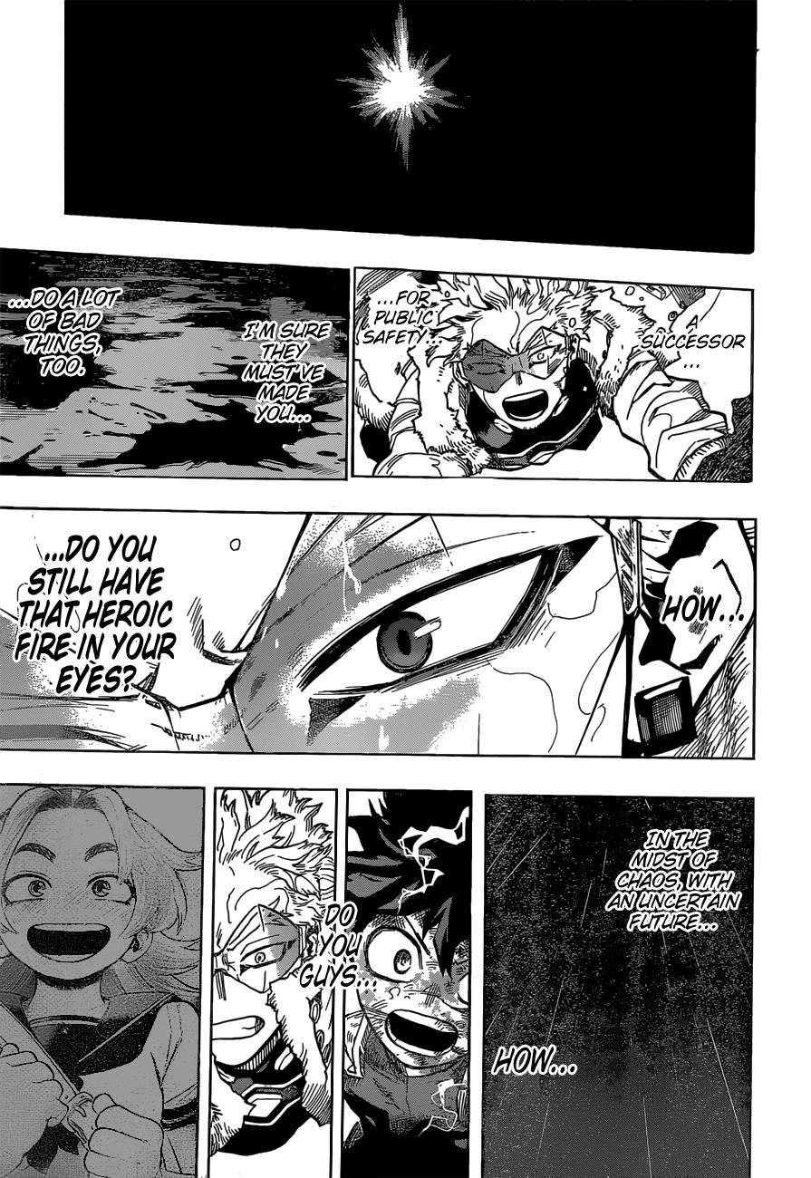 My Hero Academia, chapter 316