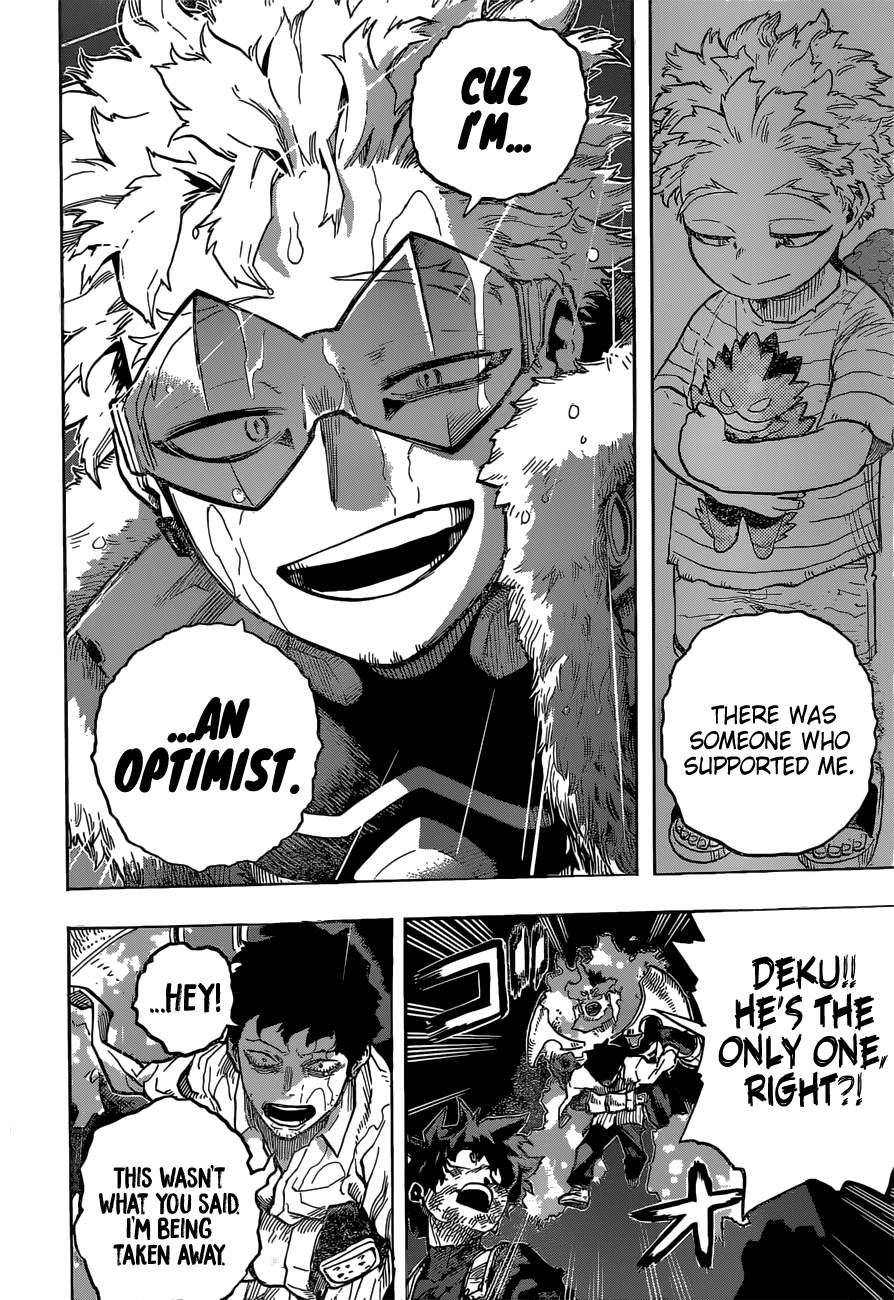 My Hero Academia, chapter 316