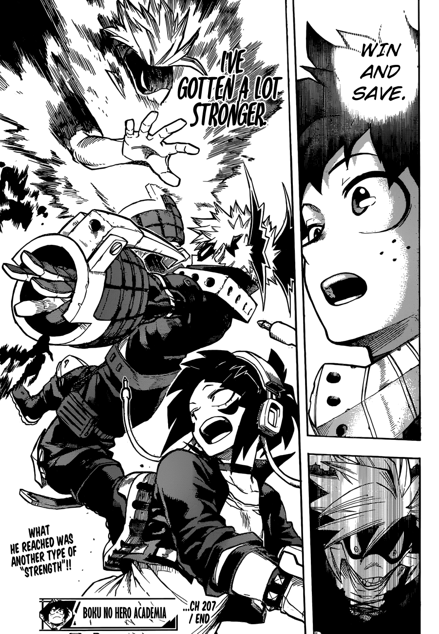 My Hero Academia, chapter 207